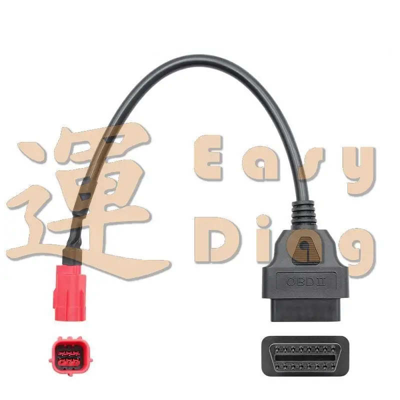 Redukce pro nové motorky s červeným EURO 5 OBD2