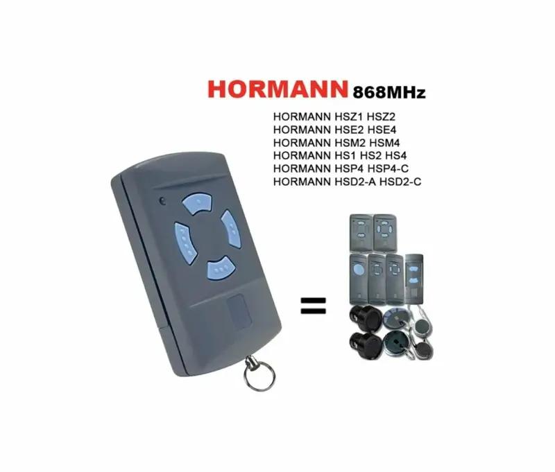 Dálkový ovladač pro pohony HÖRMANN HSM4 868,3 MHz modrá tlačítka