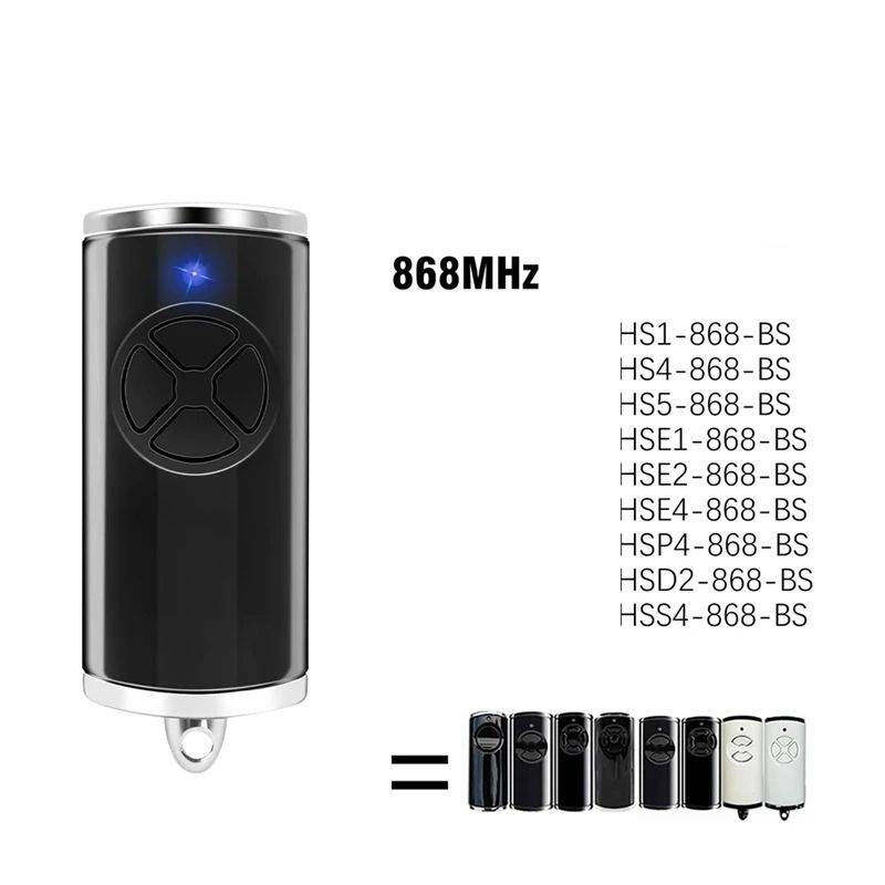 Dálkový ovladač pro HÖRMANN BS HS1 HS4 HSE1 HSE 2 BS BiSecur 868,3 MHz, černý