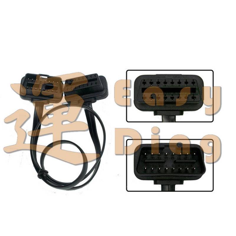 OBD2 16 pin 60 cm prodlužovací kabel, plně propojený 60cm