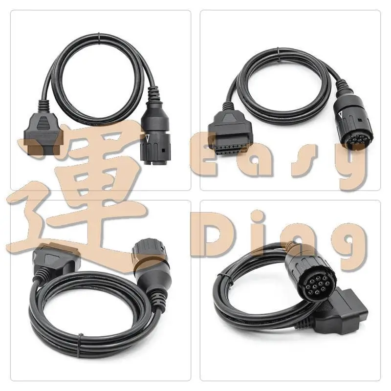 BMW 10 pin redukce OBD2 motocykl, icom d, icomd, 10pin