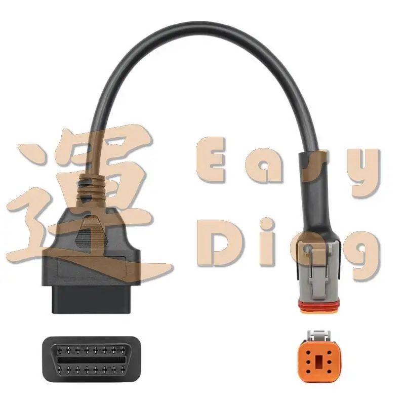 HARLEY DAVIDSON 6 pin redukce OBD2 motocykl, 6pin