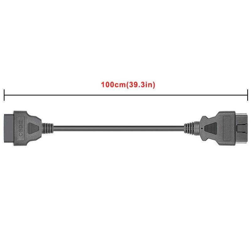 OBD2 16 pin 100 cm prodlužovací kabel, plně propojený 100cm
