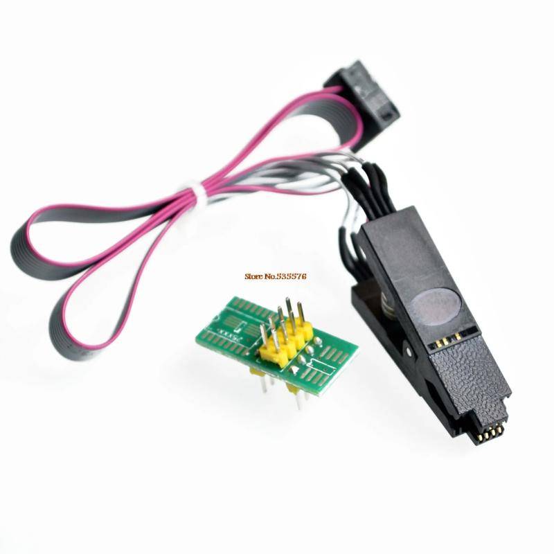 Sada programátor FLASH, BIOS, EEPROM, 24 a 25 série + SOIC8 SOP8 Test Clip For EEPROM 25CXX / 24CXX
