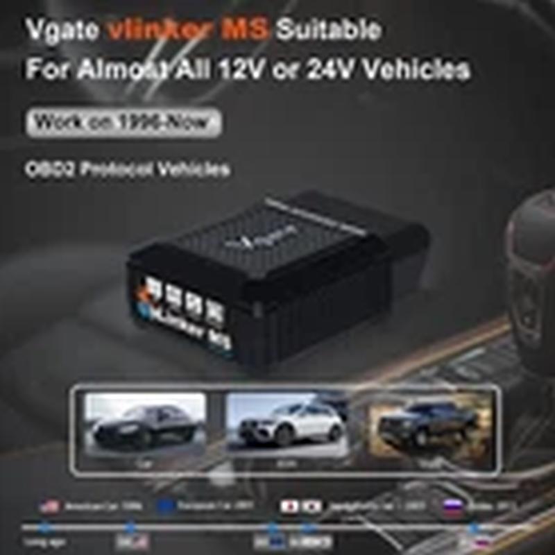 VLinker MS BLE+ BT5.2 FIAT MULTIPLEXED FORD BMW ELM327 V2.2, CAN BUS BLUETOOTH, pro TORQUE, FORSCAN, BIMMERLINK BIMMERCODE - iPhone, Android