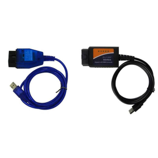 Sada FIAT KKL + ELM "SERVIS PROXI" FT232 diagnostické kabely, diagnostika FIAT, Alfa Romeo, Lancia, Multiecuscan, FiatECUScan