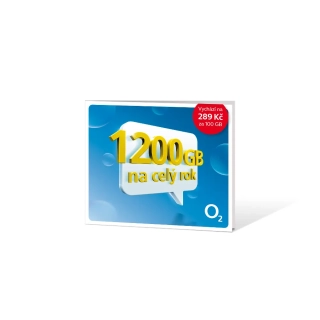O2 roční datové připojení 1200 GB, O2 1,2TB